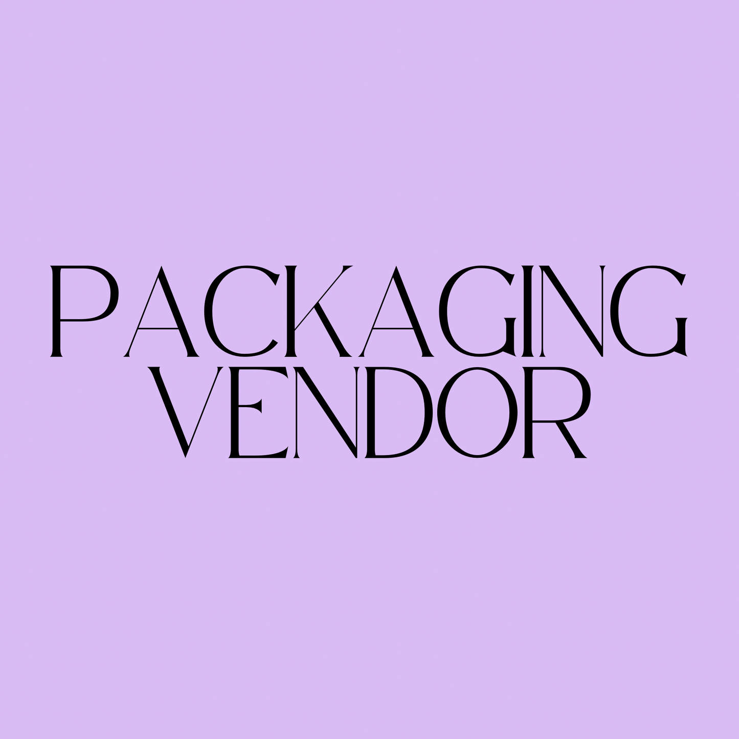 Packaging Vendor